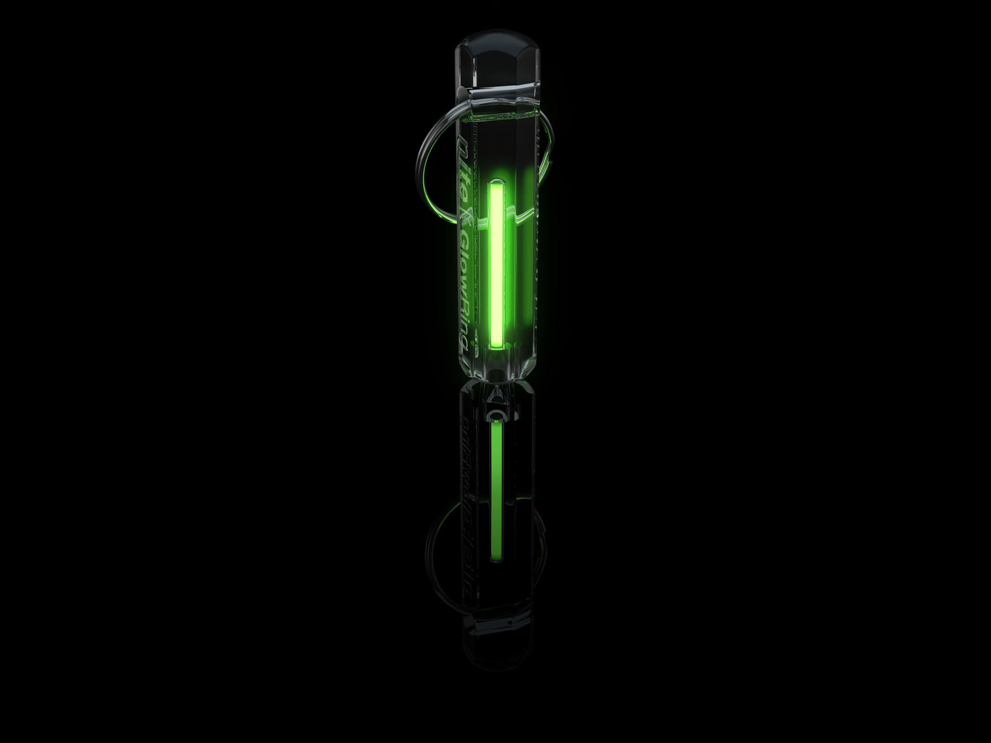 Nite GlowRing Clear Keyring