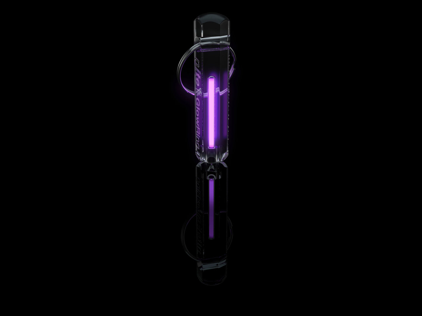 Nite GlowRing Clear Keyring