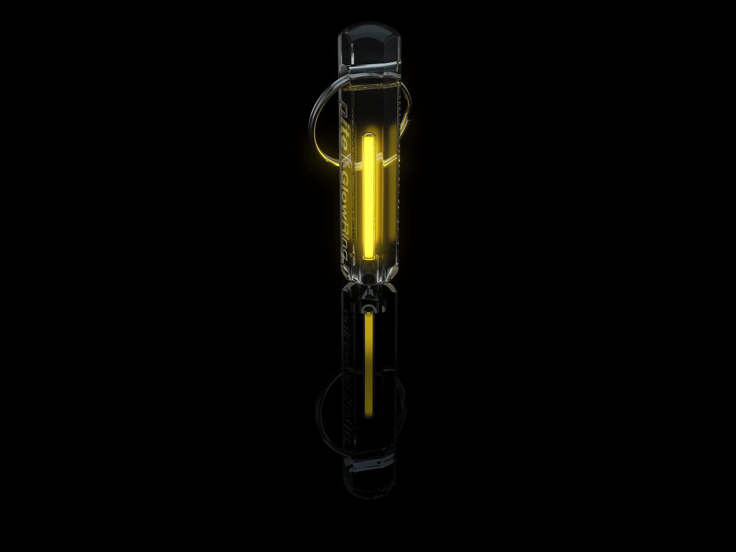 Nite GlowRing Clear Keyring
