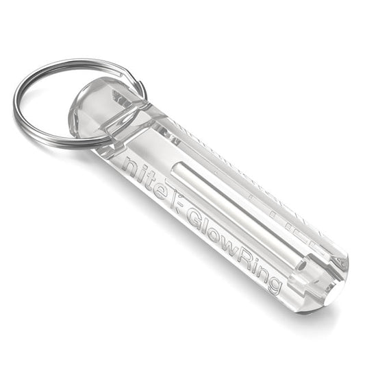 Nite GlowRing Clear Keyring